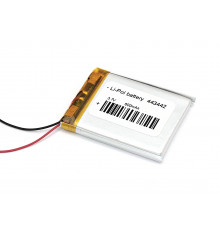 Аккумулятор Li-Pol (батарея) 4.4*34*42мм 2pin 3.7V/600mAh