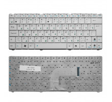 Клавиатура для ноутбука Asus N10, N10A, N10C, N10E, N10J, N10JC Series. Г-образный Enter. Белая, без рамки. PN: V090262BS2.
