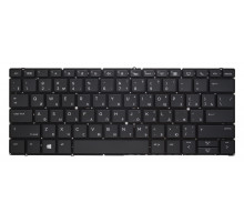 Клавиатура для ноутбука HP EliteBook 830 G6 черная, без рамки, плоский Enter, с подсветкой