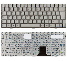 Клавиатура для ноутбука Asus U1 U1F U1E серебристая