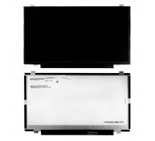Матрица для ноутбука 14" 1600x900 HD+, 40 pin LVDS, Slim, LED, TN, крепления сверху/снизу (уши), глянцевая. PN: LP140WD2