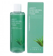 Jigott Увлажняющий тонер с экстрактом алоэ / Moisture Real Aloe Vera Toner, 300 мл