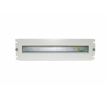BPB19-PS-3U-RAL7035 Панель с DIN-рейкой с регулируемой глубиной установки, 19';, 3U, 22 места, цвет серый (RAL 7035) Hyperline