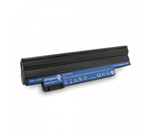 Аккумуляторная батарея Amperin для ноутбука Acer Aspire One D255 11.1V 4400mAh (49Wh) Black AI-D255B