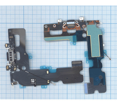 Шлейф разъема питания для iPhone 7 Plus черный