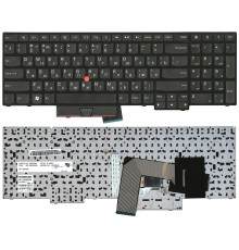 Клавиатура для ноутбука Lenovo ThinkPad E530, E530c, E535 черная, с рамкой, с джойстиком