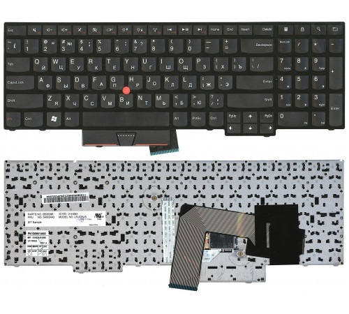 Клавиатура для ноутбука Lenovo ThinkPad E530, E530c, E535 черная, с рамкой, с джойстиком