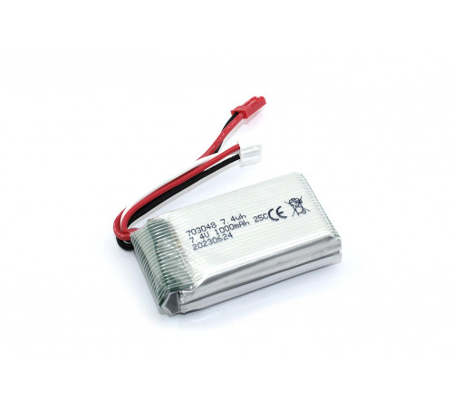 Аккумулятор Li-Pol 7.4V 703048 1000mAh JST