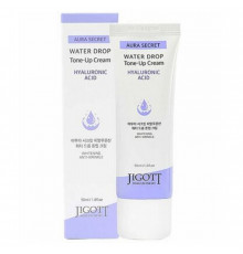 Jigott Осветляющий крем с гиалуроновой кислотой / Aura Secret Hyaluronic Acid Water Drop Tone Up Cream, 50 мл