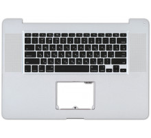 Клавиатура для ноутбука Macbook A1297 черная топ-панель