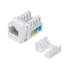 Cabeus KJ-RJ45-Cat.6-90 Вставка Keystone Jack RJ-45, категория 6, заделка тип 110, белая