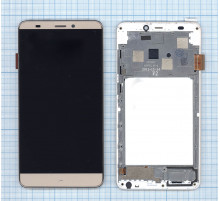 Дисплей для Prestigio Grace S5 PSP5551 золотой c рамкой