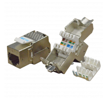 Модуль Keystone RJ45, кат.6, STP, 180 градусов, TWT-OK45STP180/6