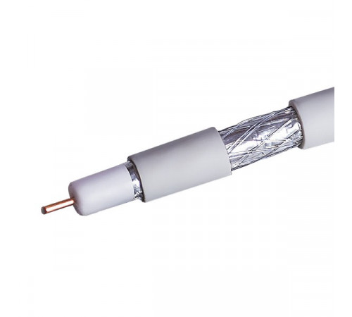 Кабель Net.on RG-6 белый CCS 1,02 (21%) / FPE / Al-Pet-Al Foil / Al 64х0,12 / PVC RW 100м Кабель Net.on RG-6 белый CCS 1,02 (21%) / FPE / Al-Pet-Al Foil / Al 64х0,12 / PVC RW 100м