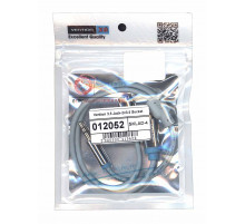 Кабель Vention 3.5 Jack-2x3.5 Socket серый круглый