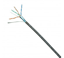 Кабель витая пара BNH, F/UTP, 4 пар., кат. 5е, проводник Ø 0,51мм, AWG24, LSZH-UV (нг(A)-HF), 100МГц, 1м (катушка 305м), тип прокладки: снаружи зданий