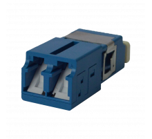 Адаптер оптический  LC SM, со шторкой, корпус SC, дуплексный LAN-2LCS/SH-AM-SM