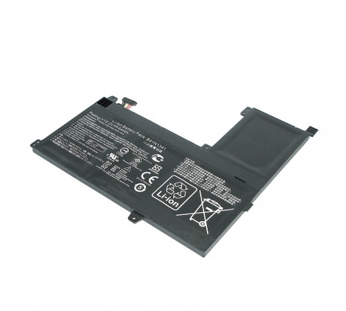 Аккумуляторная батарея для ноутбука Asus Q502L Q502LA (B41N1341) 15.2V 4200mAh черная