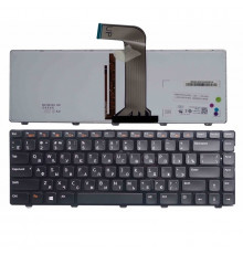 Клавиатура для ноутбука Dell Inspiron 14R, 3520, 5420, 5520, L502X, M5040, M5050, N4110, N5050, N5040, Vostro 3550 черная, с подсветкой