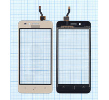 Сенсорное стекло (тачскрин) для Huawei Y3II 3G D2Y3II 3G золотое