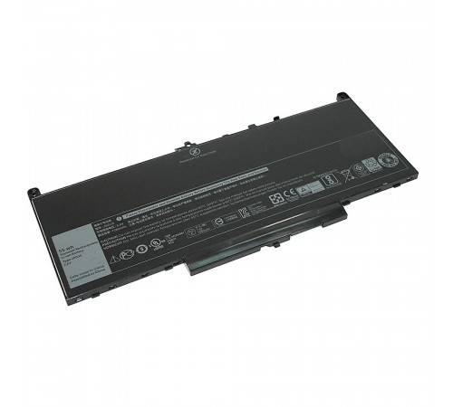 Аккумуляторная батарея для ноутбука Dell Latitude 12 E7270 E7470 ( J60J5) 7,6V 55Wh