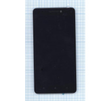 Дисплей для Lenovo A7000 черный с рамкой