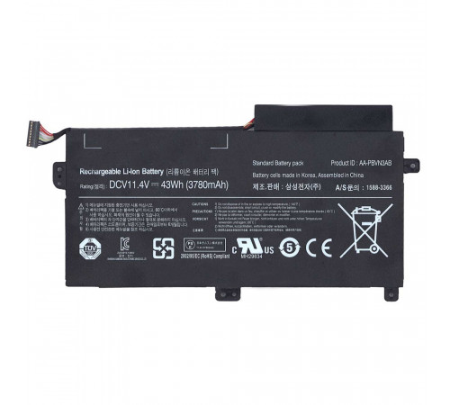 Аккумуляторная батарея для ноутбука Samsung 370R5E, 470R5E (AA-PBVN3AB) 11.4V 43Wh черная