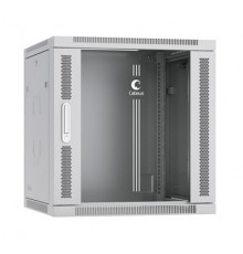 Cabeus SH-05F-12U60/60 Шкаф телекоммуникационный настенный 19" 12U 600x600x635mm (ШхГхВ) дверь стекло