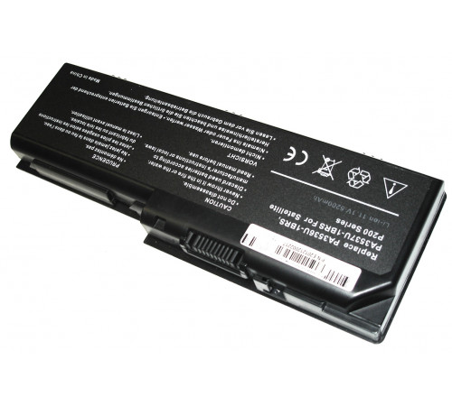 Аккумуляторная батарея для ноутбука Toshiba P200 (PA3536U-1BRS) 5200mAh OEM черная