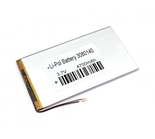 Аккумулятор Li-Pol (батарея) 3*80*140мм 2pin 3.7V/4700mAh