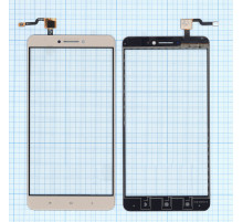 Сенсорное стекло (тачскрин) для Xiaomi Mi Max золото