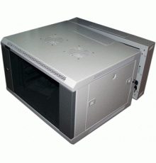 Шкаф настенный 3-секционный, 18U 600x600, стеклянная дверь, TWT-CBW3-18U-6x6, I