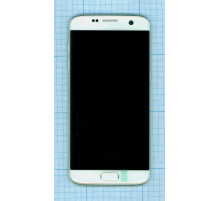 Дисплей для Samsung Galaxy S7 Edge SM-G935FD белый с рамкой