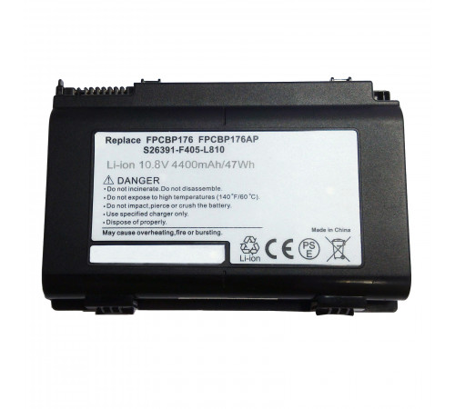 Аккумулятор для Fujitsu Lifebook A1220, A6210, AH550, E780, E8410, E8420, N7010, NH570, Celsius H250, H700, (FPCBP176), 4400mAh, 10.8V, OEM