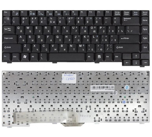 Клавиатура для ноутбука Fujitsu-Siemens A1667 A3667 L6825 D6830 D7830 D6820 черная