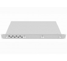 Кросс оптический стоечный 19", 8 FC/ST адаптеров, 1U, серый, TopLAN