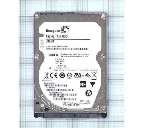 Жесткий диск HDD 2,5 500GB Seagate Laptop Thin 500GB ST500LT012