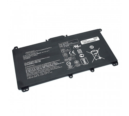 Аккумуляторная батарея для ноутбука HP 15-CC 15-CD (TF03XL) 11.55V 41,7Wh