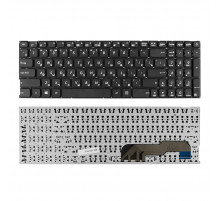 Клавиатура для ноутбука Asus D541N, X541, X541U Series. Плоский Enter. Черная, без рамки. PN: 9Z.ND00OM.00R.