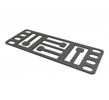PMR-1U-T-RAL9005 Кронштейн 1U, Т-пазы, цвет черный RAL9005 (8 шт. в комплекте) Hyperline