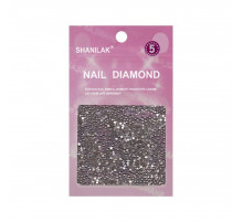 Nail Art Стразы для ногтей №5, серебристый