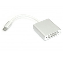 Адаптер Type-C на DVI серебро