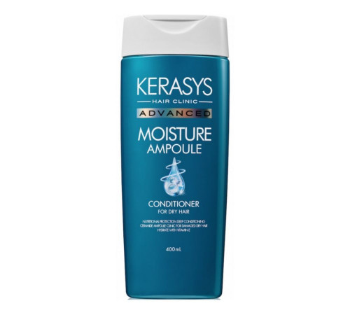 KeraSys Ампульный кондиционер с церамидными ампулами увлажняющий / Advanced Moisture Ampoule, 400 мл