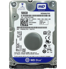 Жесткий диск HDD, 2.5", 500 Гб, SATA III, Western Digital, WD Blue, 8 Мб, 5400 rpm, WD5000LPVX