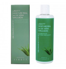 Jigott Увлажняющая эмульсия с экстрактом алоэ / Moisture Real Aloe Vera Emulsion, 300 мл