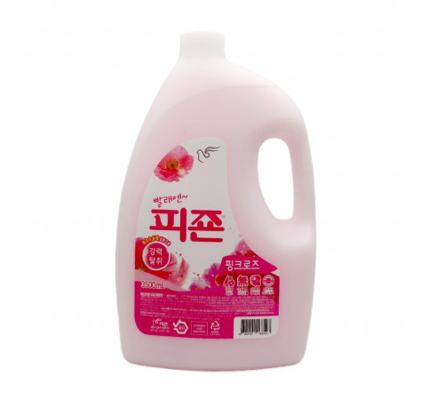 PIGEON Кондиционер для белья розовый сад / Regular Fabric Softener Pink Rose, 3500 мл