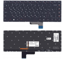 Клавиатура для ноутбука Lenovo IdeaPad Yoga 2 13 ST1C3B черная с подсветкой