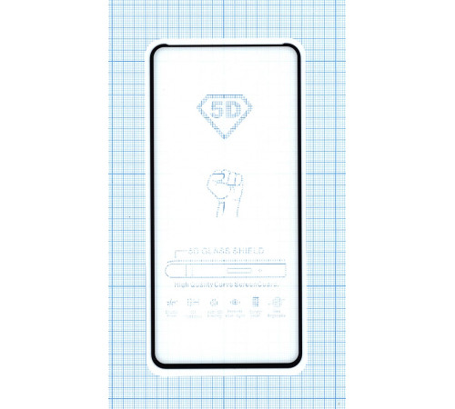 Защитное стекло Полное покрытие для Huawei P40 черное