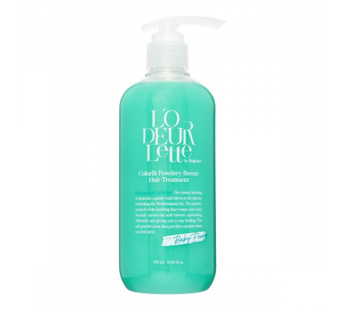 LODEURLETTE Парфюмированная маска для волос c ароматом бергамота / In England Colorfit Powdery Breez Hair Treatment, 500 мл