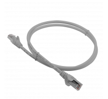 Патч-корд RJ45 - RJ45, 4 пары, FTP, категория 5е, 5 м, серый, LSZH, LANMASTER LAN-PC45/S5E-5.0-GY